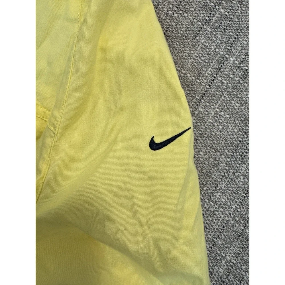 NIKE Size Small Jacket‎ Running Dry-Fit Wind Breaker Play Up Yellow White Black